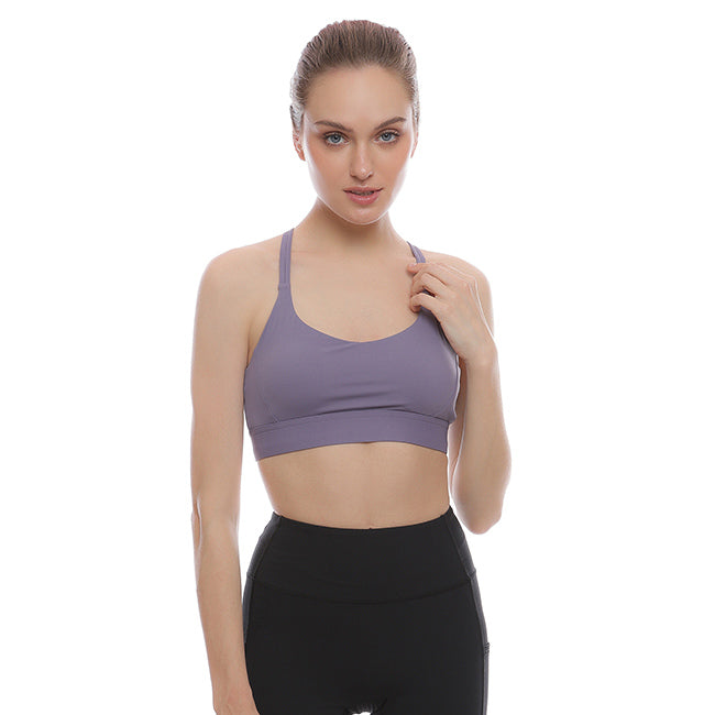 Obermain Pakaian Sport Bra Wanita Candice In Purple