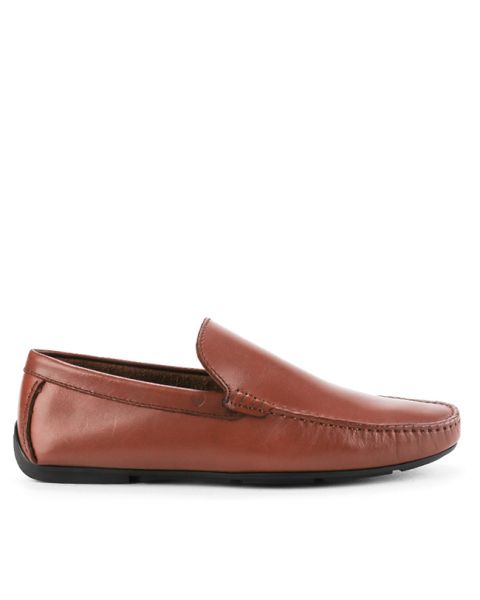 Obermain Sepatu Loafers Brett Lovely In Dark Brown