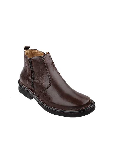 Obermain Sepatu Boots Pria Versa - Boots In Dark Brown