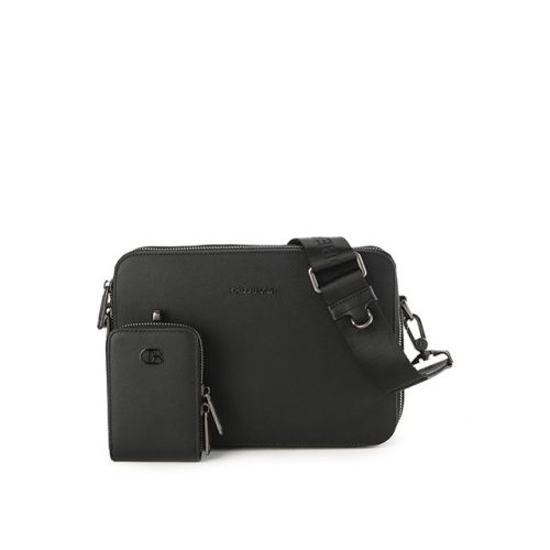 Obermain Tas Pria Wesley Messenger Bag W/ Pouch - L In Black