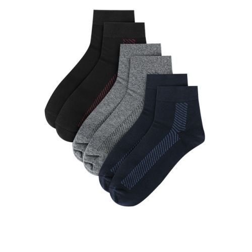 Obermain Aksesoris Kaos Kaki Unisex Ob Half Sock In Multi Color