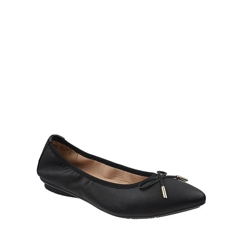 Obermain Sepatu Flats Wanita Halina Sharlene - Ribbon In Black