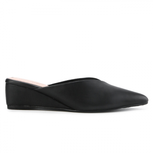 Obermain Shoes Wedges Wanita Avery Paisley In Black