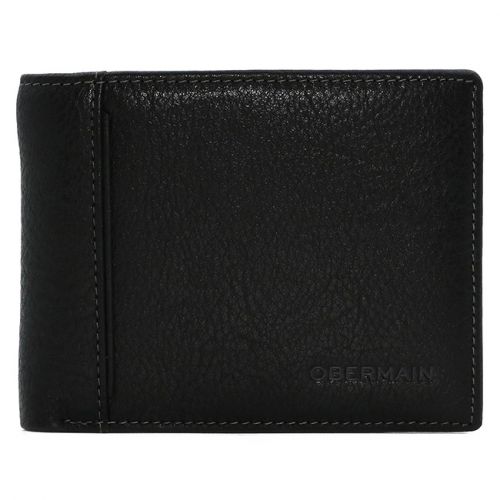 Obermain Accessories Short Wallet Pria Standard Wallet W Flip In Black
