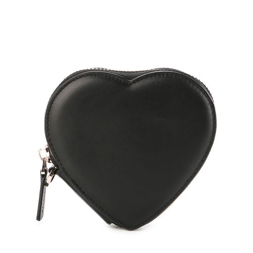 Obermain Accessories Pouch Wanita Love Bee Heart Shaped Pouch In Black