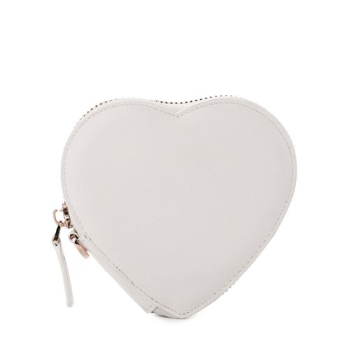 Obermain Accessories Pouch Wanita Love Bee Heart Shaped Pouch In White
