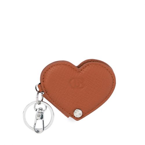 Obermain Accessories Key Chain Wanita Love Bernice Heart Shaped Mirr In Tan