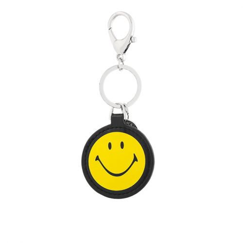 Smiley Sia Key Charm In Black