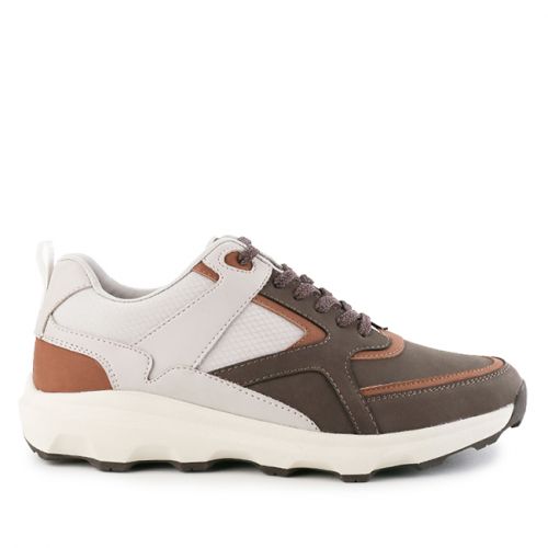 Obermain Sepatu Sneakers Pria Alexis Caden - Lace Up In Brown / Tan