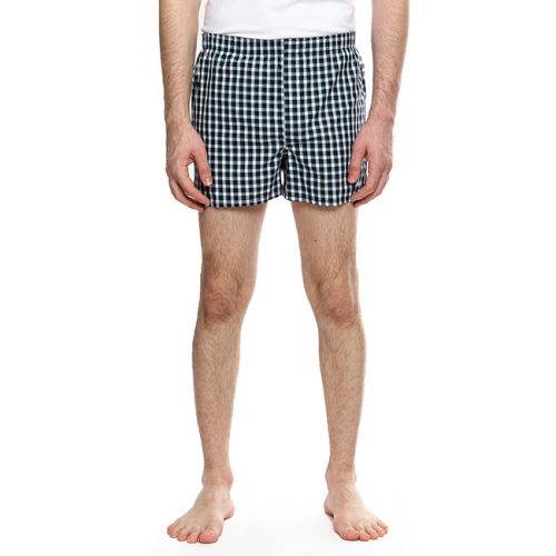 Woven Boxer Plaid In Green