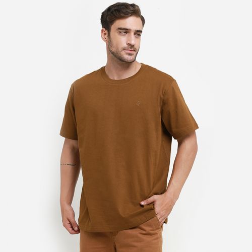 Obermain Pakaian T Shirt Pria Dalton In Brown