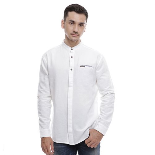 Obermain Pakaian Shirt Pria Rebound In Off White