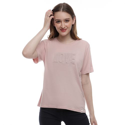 Obermain Pakaian T Shirt Wanita Joan Ss Tee In Pink
