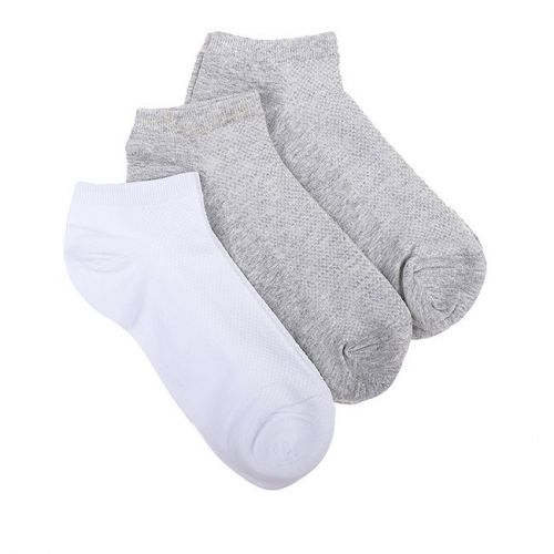 Obermain Accessories Sock Unisex Jacquard Liner In Grey
