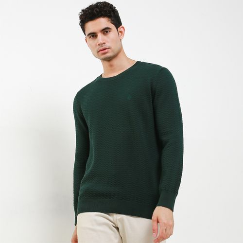 Obermain Pakaian Sweater Pria Skotch In Dark Green 