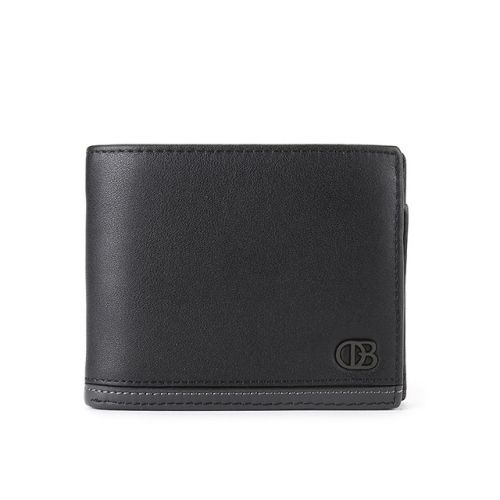 Cody Short Wallet W/ Detachable Cardholder In Black/Grey
