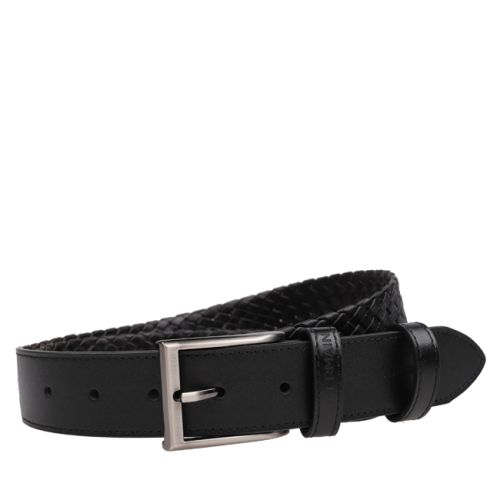 Obermain Aksesoris Clip Pria Braided Belt In Black