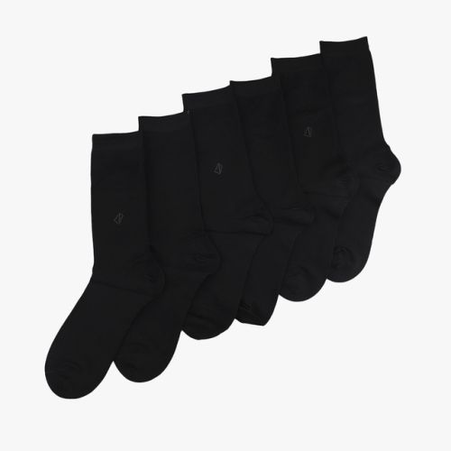 A-Ob Reg Sock In All Black
