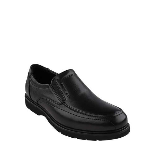 Obermain Sepatu Slip On Pria Arjun Tilton - Slip On In Black 