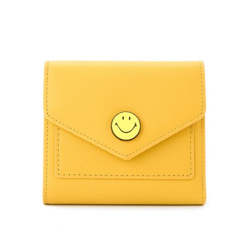 Obermain X Smiley Ruth Short Wallet In Mustard
